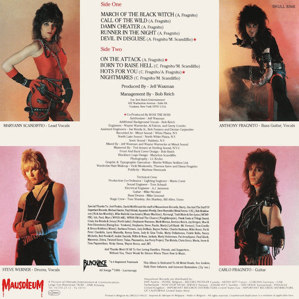 Blacklace : Unlaced (LP, Album)