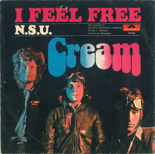 Cream (2) : I Feel Free (7", Single, Mono)