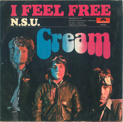 Cream (2) : I Feel Free (7", Single, Mono)