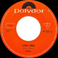 Cream (2) : I Feel Free (7", Single, Mono)