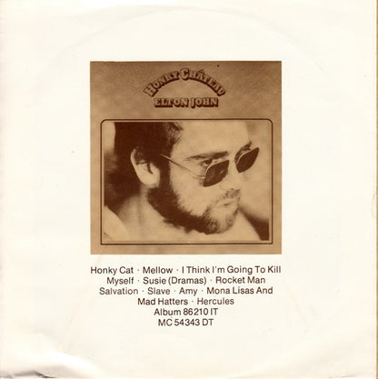 Elton John : Honky Cat / Slave (7", Single)