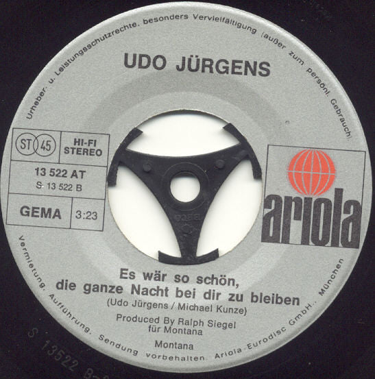 Udo Jürgens : Zieh' Den Kopf Aus Der Schlinge, Bruder John (7", Single)