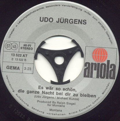 Udo Jürgens : Zieh' Den Kopf Aus Der Schlinge, Bruder John (7", Single)