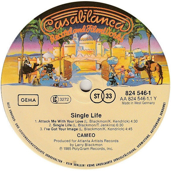 Cameo : Single Life (LP, Album)