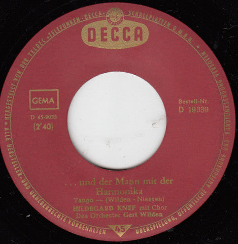 Hildegard Knef : Er War Nie Ein Kavalier (7", Single)
