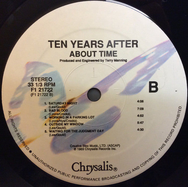 Ten Years After : About Time (LP, Album, Spe)