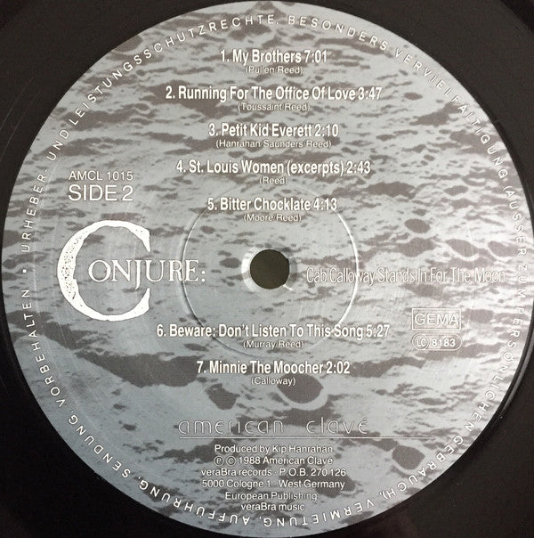 Conjure : Cab Calloway Stands In For The Moon (LP, Album)