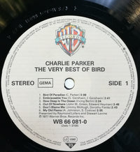 Charlie Parker : The Very Best Of Bird (2xLP, Comp, RE)
