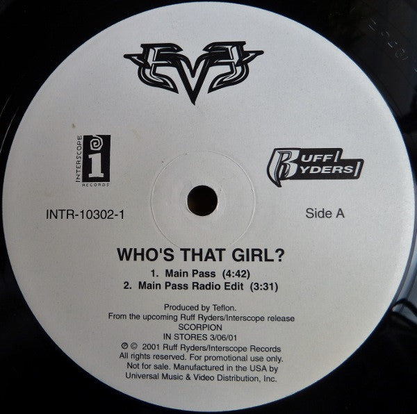 Eve (2) : Who's That Girl? (12", Promo)