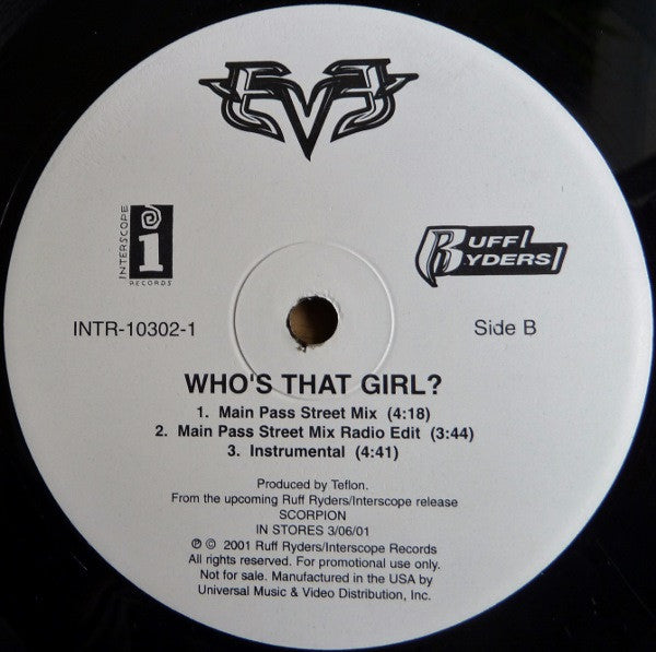 Eve (2) : Who's That Girl? (12", Promo)