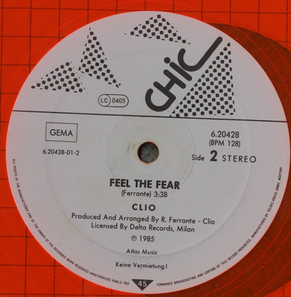 Clio : Faces / Feel The Fear (12", Ora)