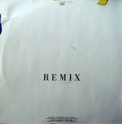 New Order : True Faith (Remix) (12")