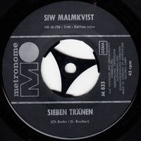Siw Malmkvist : Sieben Tränen / Columbus Fand Amerika (7", Single)