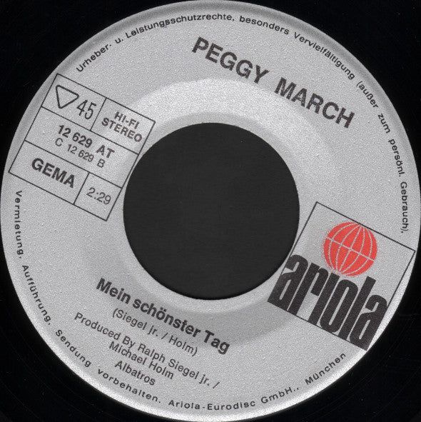 Peggy March : Und Dann Will Es Keiner Gewesen Sein (7", Single)