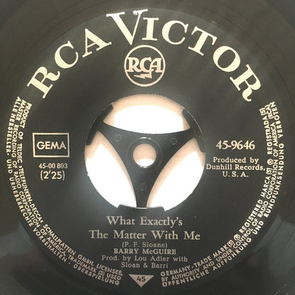 Barry McGuire : Eve Of Destruction (7", Single)