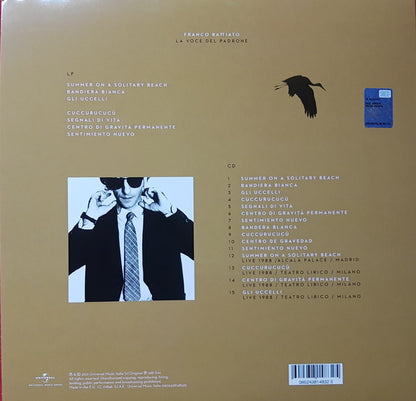 Franco Battiato : La Voce Del Padrone (40th Anniversary) (LP, Dlx, Ltd, RE, RM, Gol + CD, Album, RE, RM)