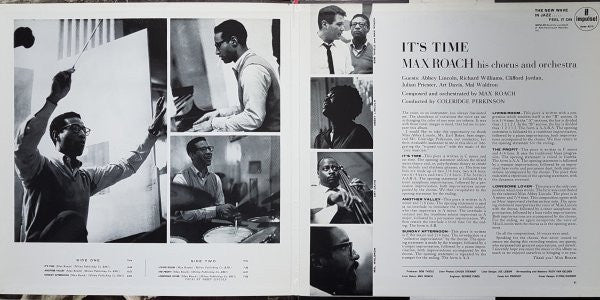 Max Roach His Chorus And Orchestra : It's Time (LP, Album, Ltd, RE, Gat)