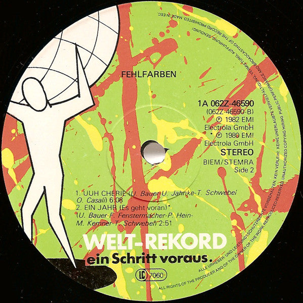 Fehlfarben : 14 Tage (12", EP, Maxi)