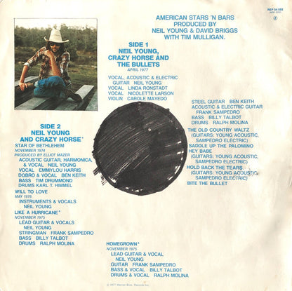 Neil Young : American Stars 'N Bars (LP, Album)