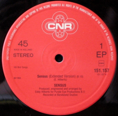 Sensus : Sensus (Extended Version) (12", EP, Maxi)
