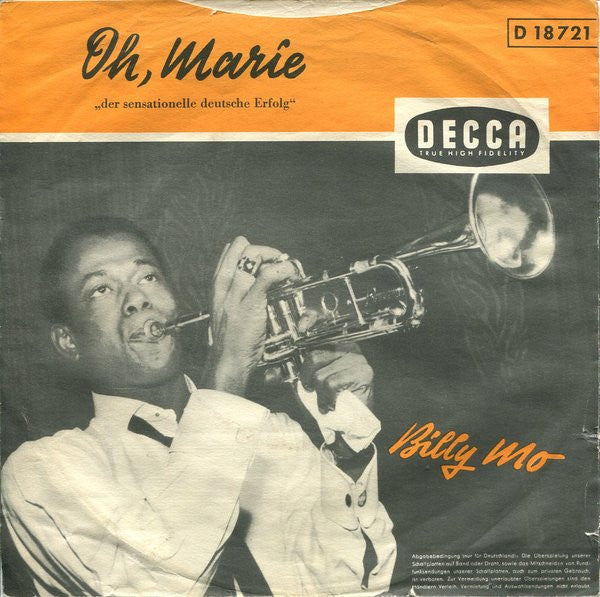 Billy Mo : Buona Sera / Oh, Marie (7", Single)