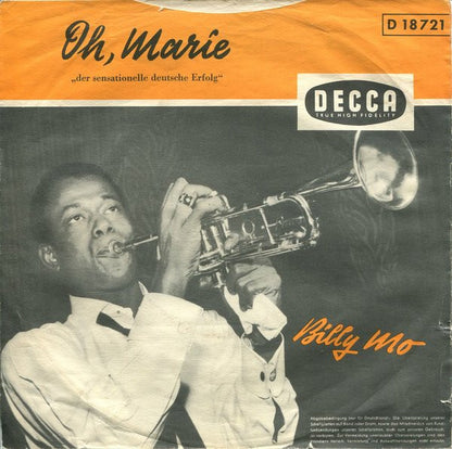 Billy Mo : Buona Sera / Oh, Marie (7", Single)