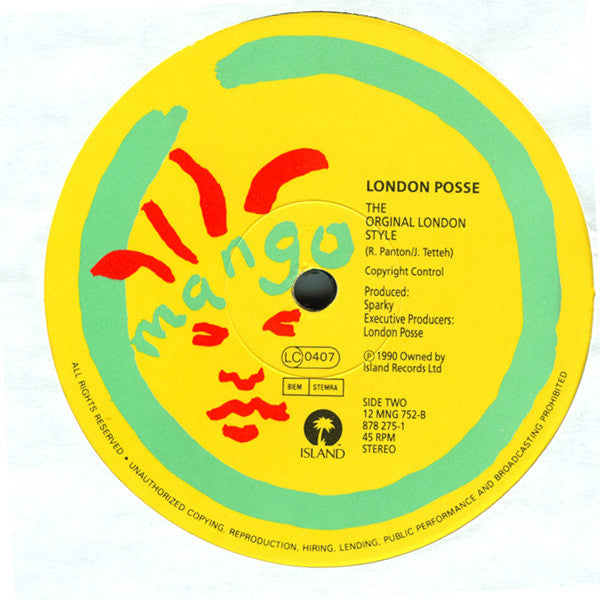 London Posse : Tell Me Something (12")