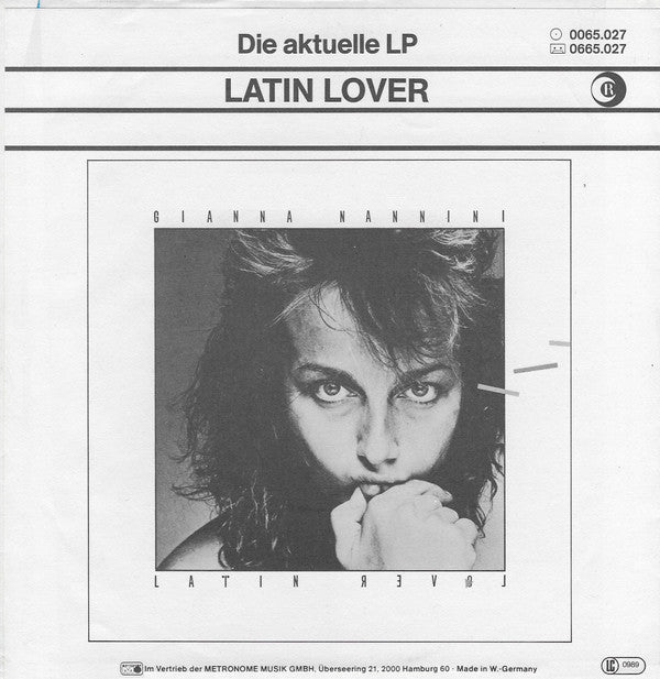 Gianna Nannini : Latin Lover / Fumetto (7", Single)