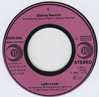 Gianna Nannini : Latin Lover / Fumetto (7", Single)