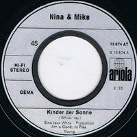Nina & Mike : Kinder Der Sonne (7", Single, Pho)