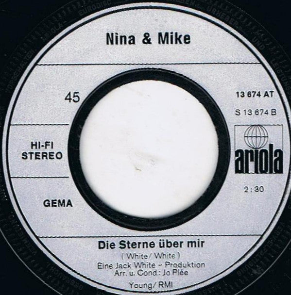 Nina & Mike : Kinder Der Sonne (7", Single, Pho)