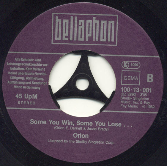 Orion (23) : Look Me Up (And Lay It On Me) (7", Single)