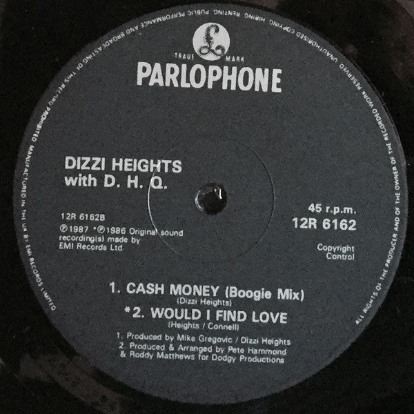 Dizzi Heights With DHQ* : Get Into It (Monster Mix) (12")