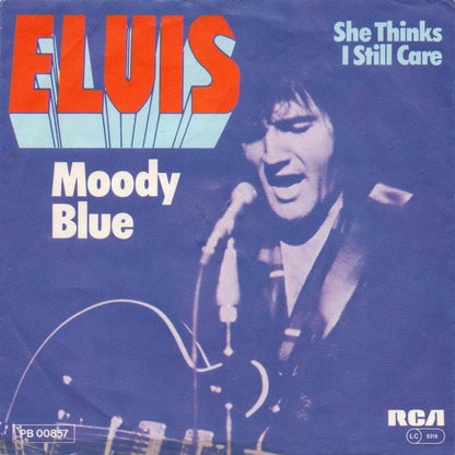 Elvis Presley : Moody Blue (7", Single)