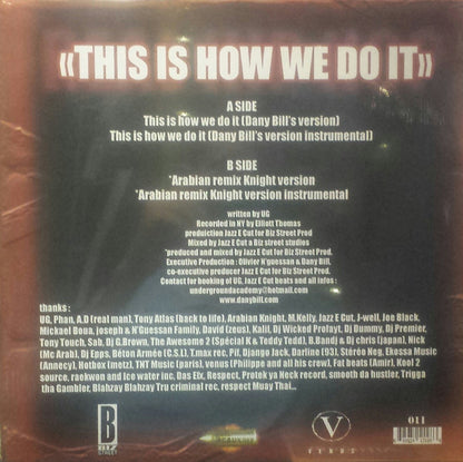 U.G* : This Is How We Do It (12")