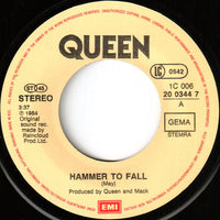 Queen : Hammer To Fall (7", Single)