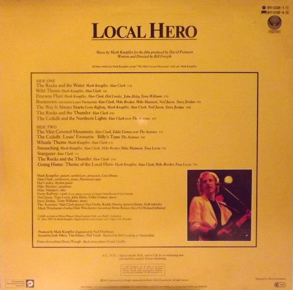 Mark Knopfler : Local Hero (LP, Album)