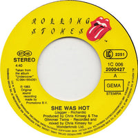 Rolling Stones* : She Was Hot (7", Single)