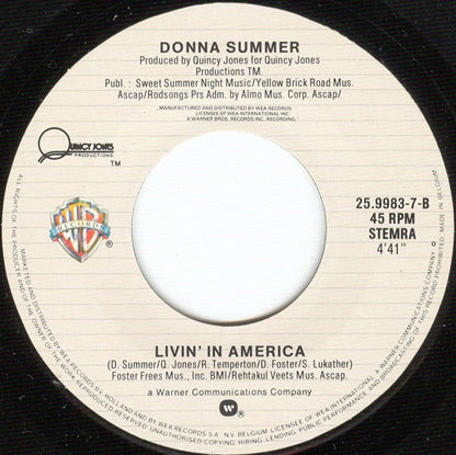 Donna Summer : The Woman In Me (7", Single)