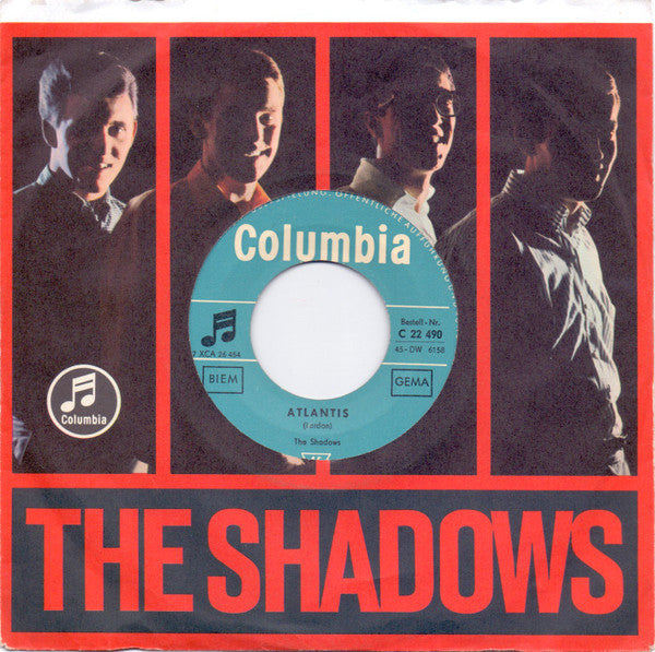 The Shadows : Atlantis (7", Single, Mono)
