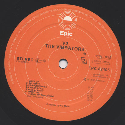 The Vibrators : V2 (LP, Album, Ora)