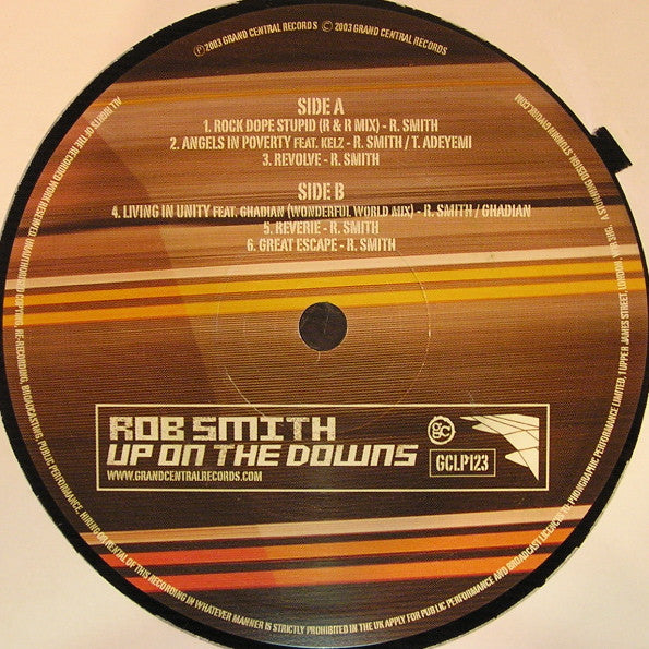 Rob Smith : Up On The Downs (2xLP, Album)