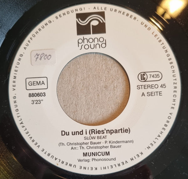 Municum : Du & I (Mir San A Riesenpartie) (7")