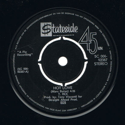 T. Rex : Hot Love (7", Single)