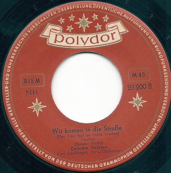 Caterina Valente : Macky Messer / Wir Kamen In Die Straße (7", Single)