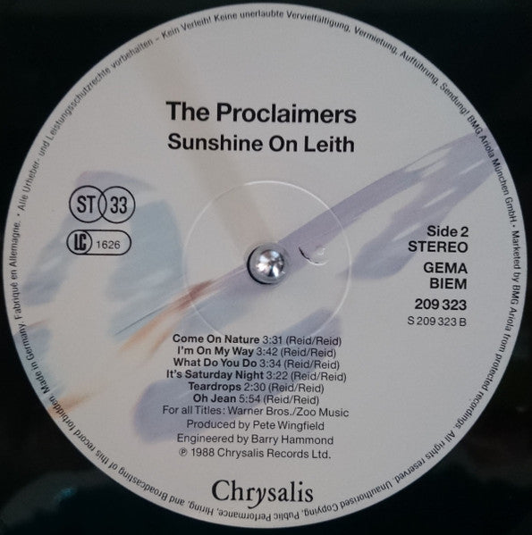 The Proclaimers : Sunshine On Leith (LP, Album)