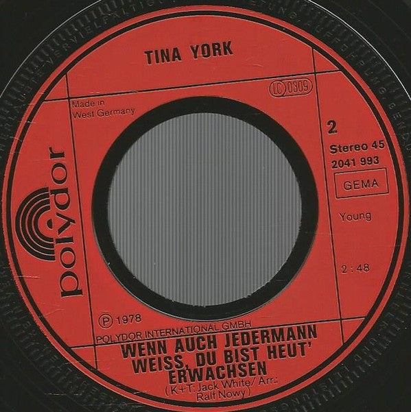 Tina York : Ein Mann Wie Du (7", Single)
