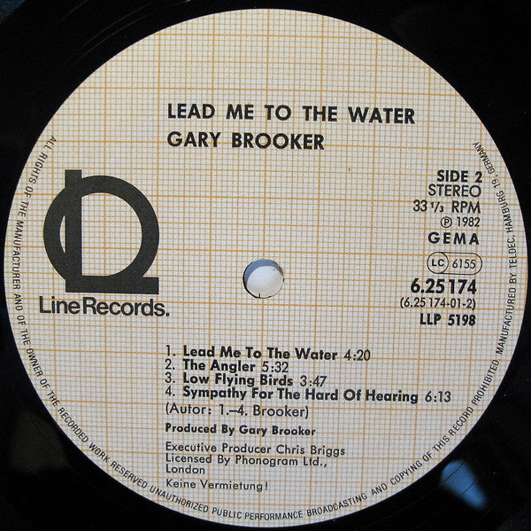 Gary Brooker : Lead Me To The Water (LP, Album)