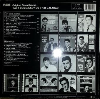 Elvis Presley : Easy Come, Easy Go / Kid Galahad (LP, Comp, Mono, RE)