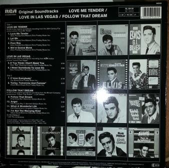 Elvis Presley : Love Me Tender / Love In Las Vegas / Follow That Dream (LP, Comp, Mono, RE)